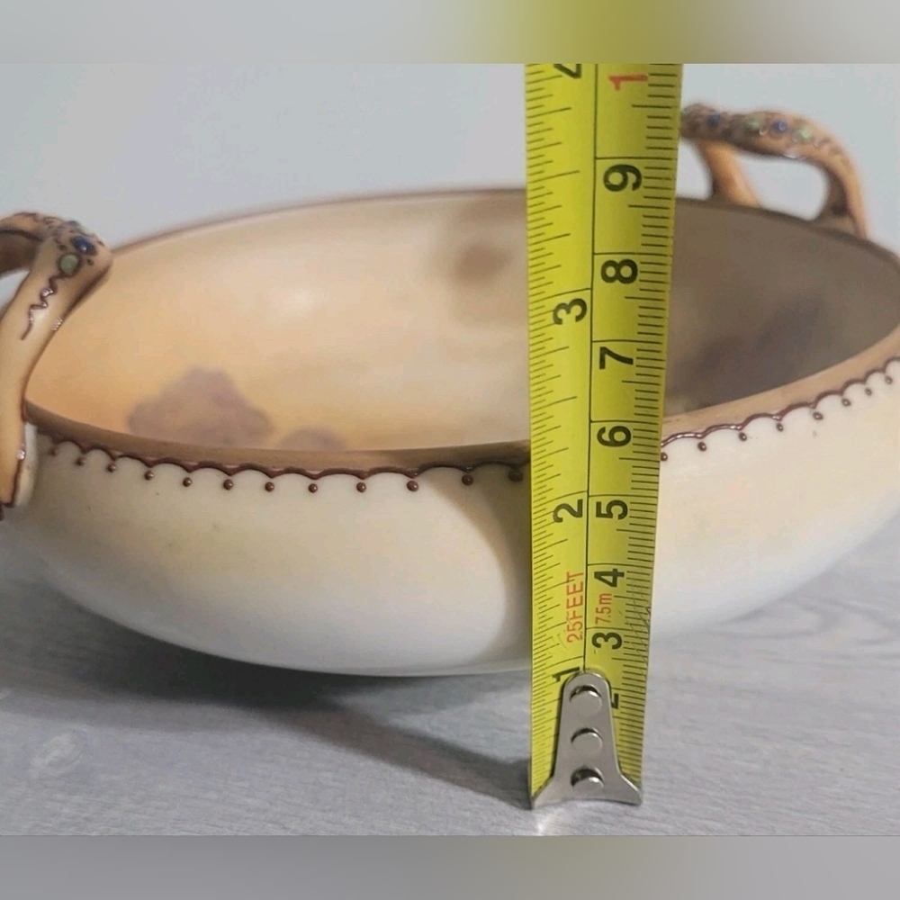 Antique Hand Painted Nippon Bowl - Picture 7 of 7